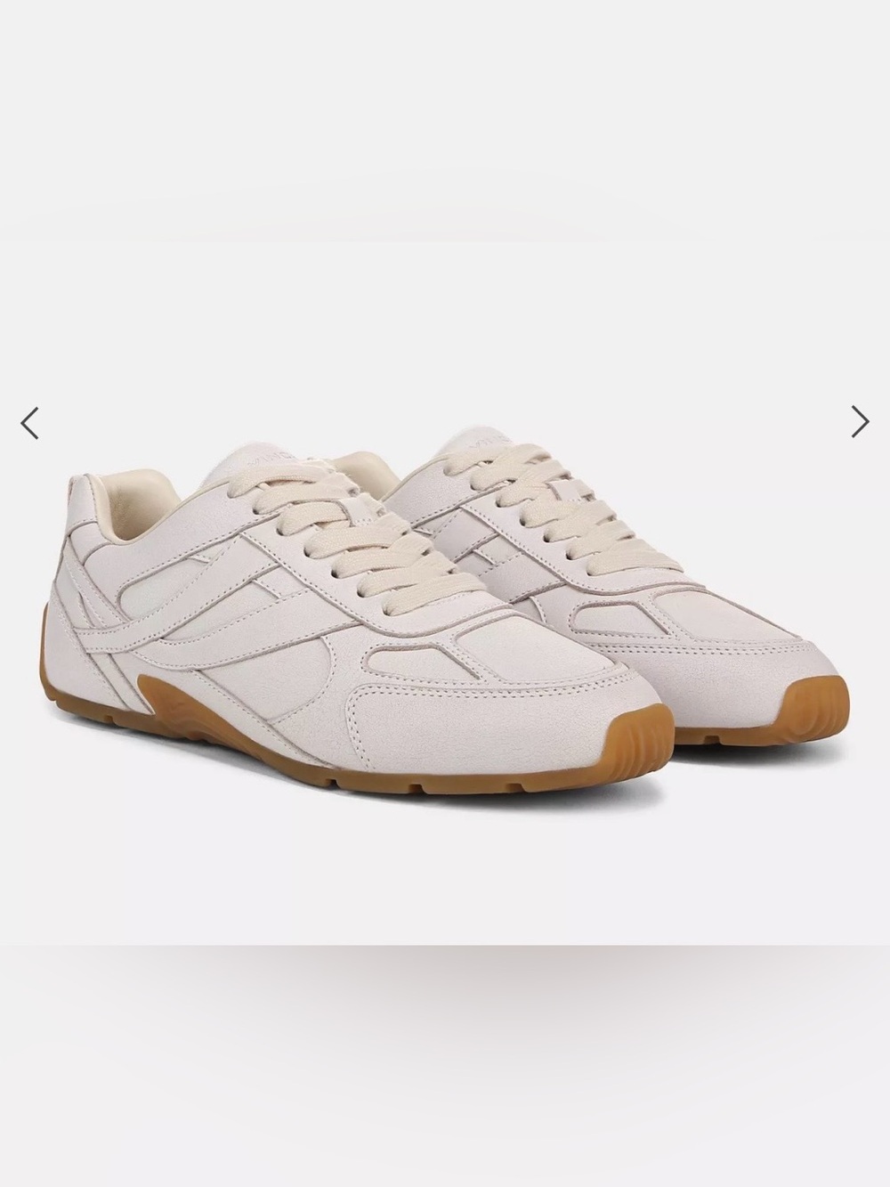 Vince Women’s Mojave Trainer Sneakers with Gum Outsole in Sabbiale Colorway